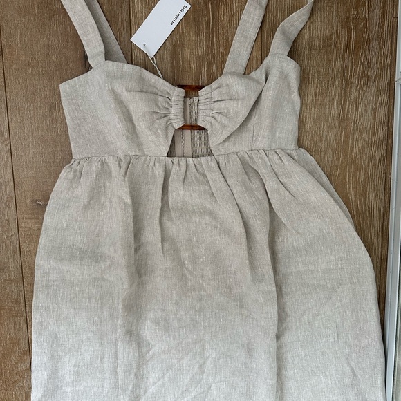 Reformation Noel Linen Dress - Picture 4 of 6
